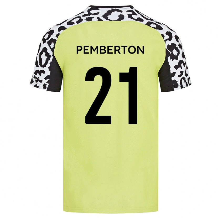 Danxen Femme Maillot Tre Pemberton #21 Jaune Fluorescent Tenues Domicile 2025/26 T-Shirt