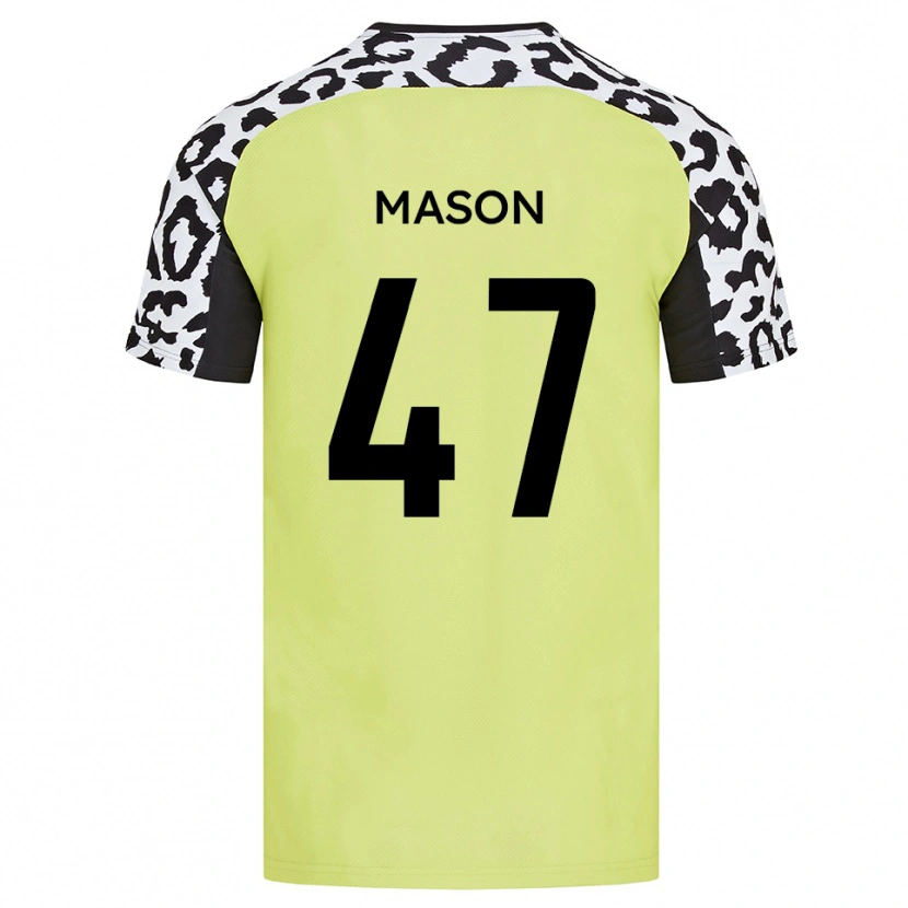 Danxen Femme Maillot Preston Mason #47 Jaune Fluorescent Tenues Domicile 2025/26 T-Shirt