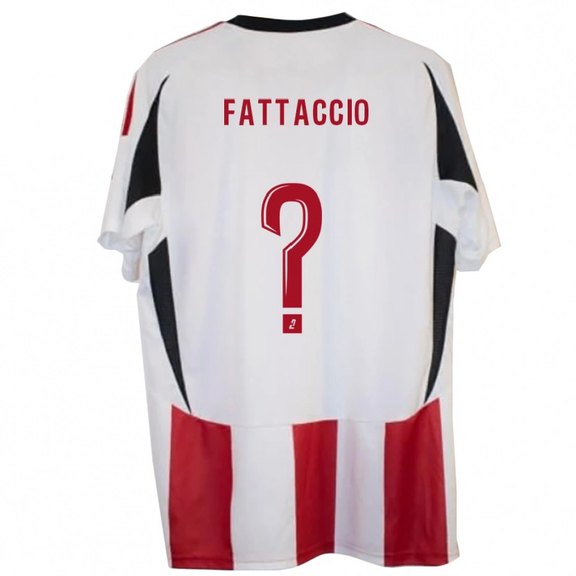 Danxen Femme Maillot Paul-François Fattaccio #0 Rouge Bleu Tenues Domicile 2025/26 T-Shirt