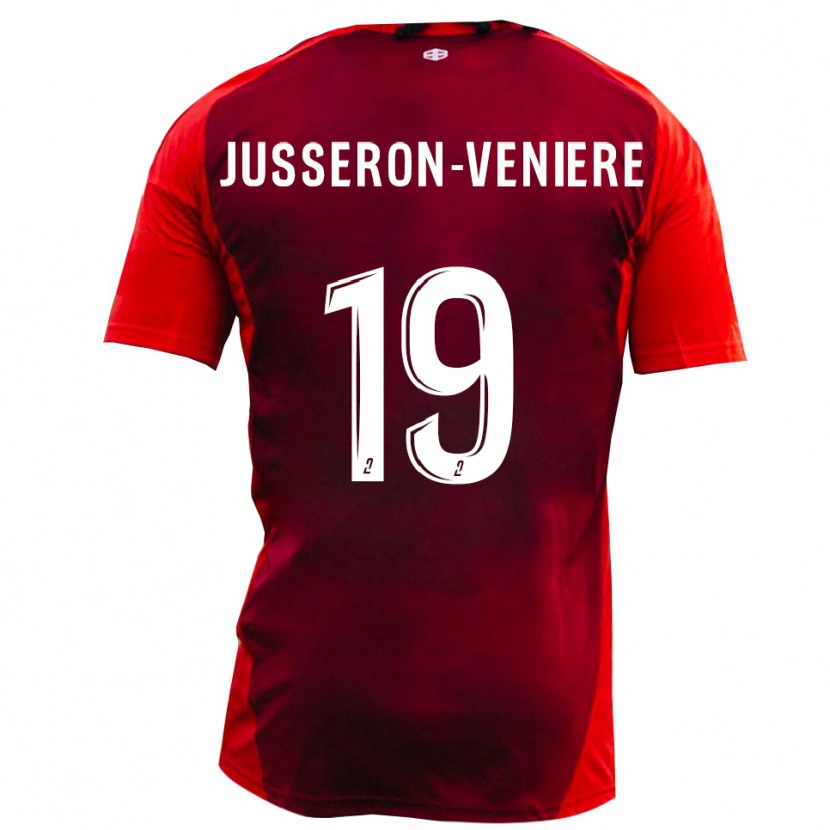 Danxen Femme Maillot Kilyan Jusseron-Veniere #19 Rouge Bourgogne Tenues Domicile 2025/26 T-Shirt