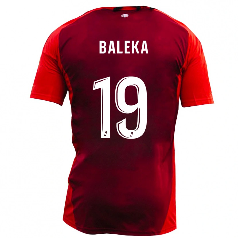 Danxen Femme Maillot Randy Baleka #19 Rouge Bourgogne Tenues Domicile 2025/26 T-Shirt