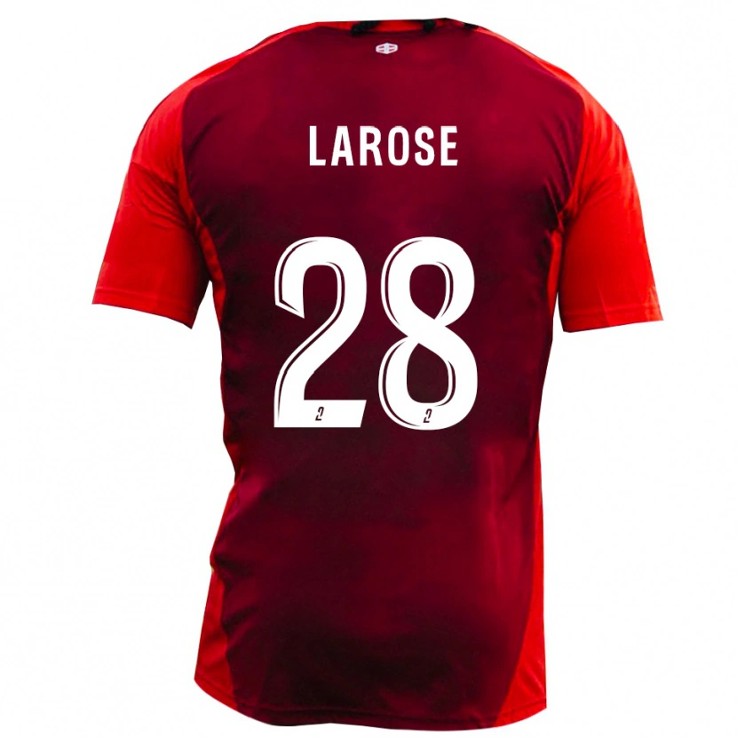 Danxen Femme Maillot Antoine Larose #28 Rouge Bourgogne Tenues Domicile 2025/26 T-Shirt