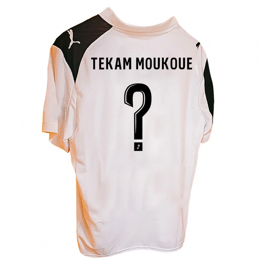 Danxen Femme Maillot Joachim Tekam Moukoue #0 Orange Noir Tenues Domicile 2025/26 T-Shirt