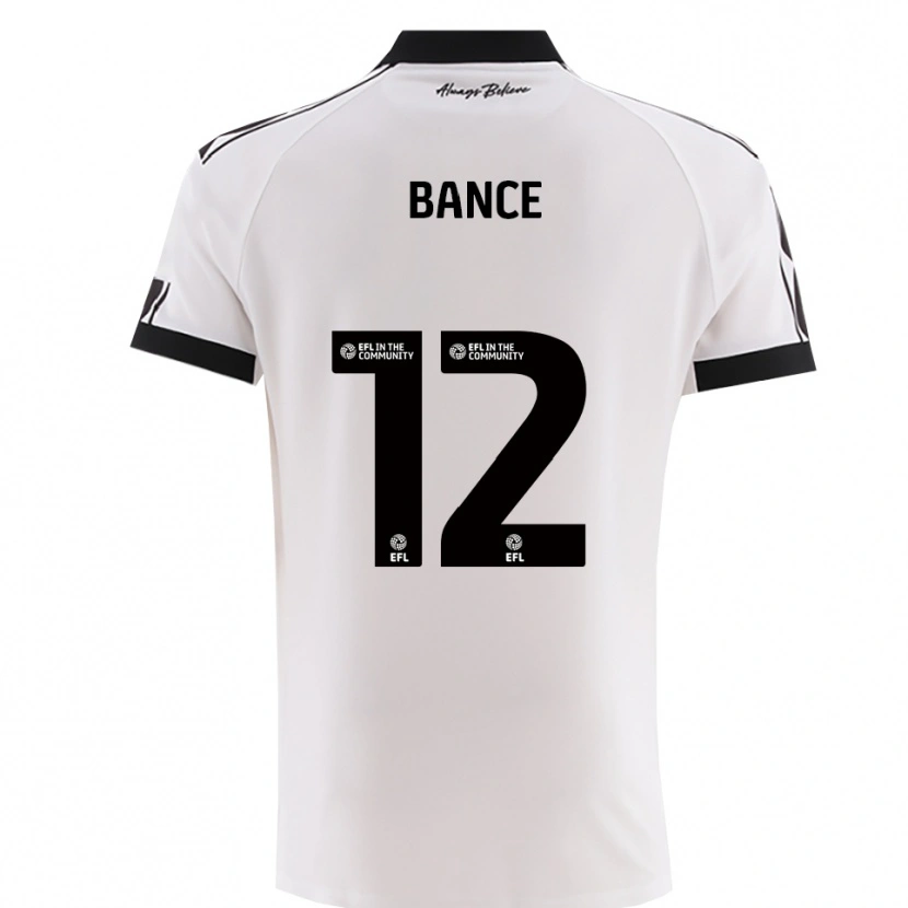 Danxen Femme Maillot Libby Bance #12 Noir Blanc Tenues Extérieur 2025/26 T-Shirt