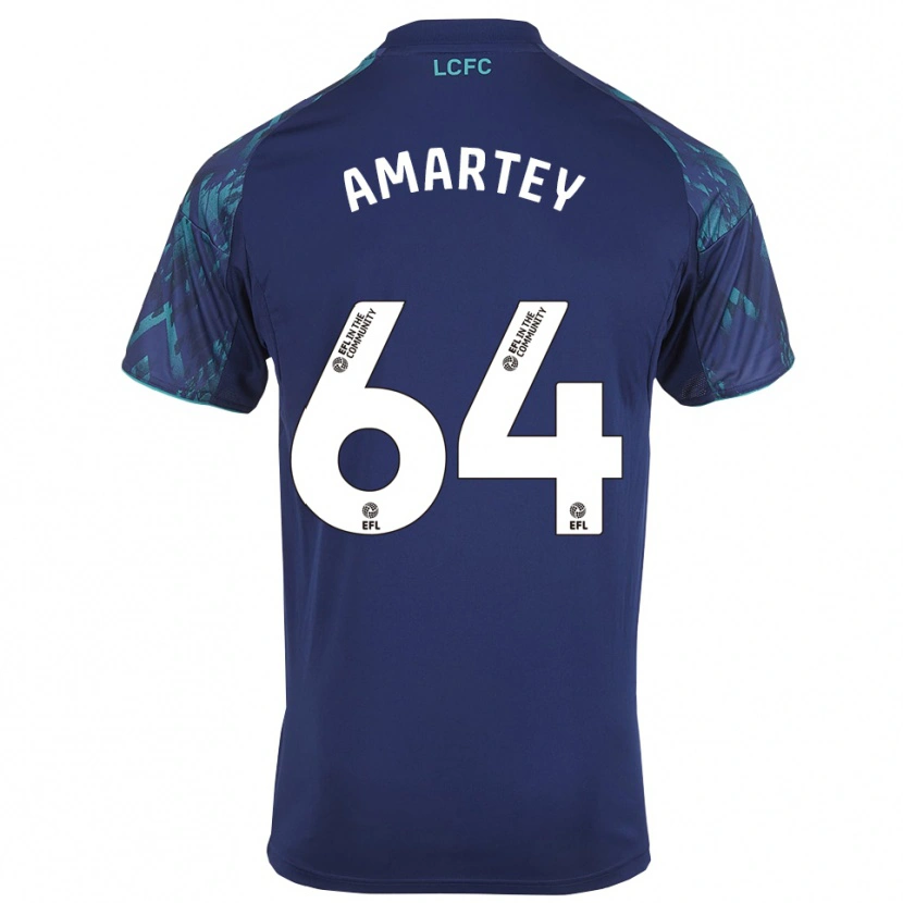 Danxen Femme Maillot Bobby Amartey #64 Marine Vert Blanc Tenues Extérieur 2025/26 T-Shirt