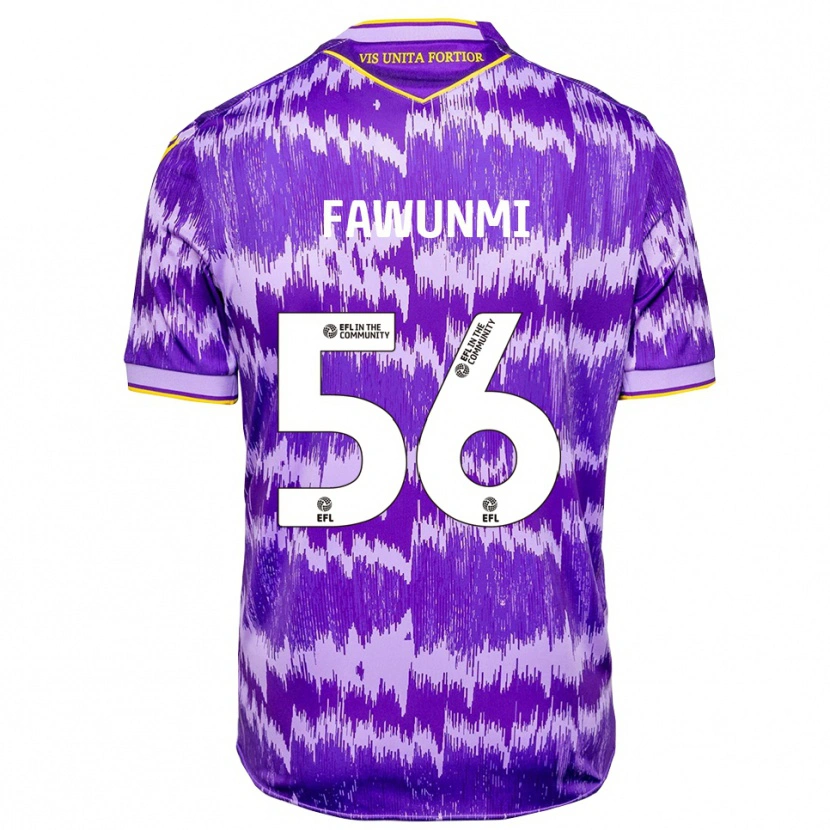 Danxen Femme Maillot Favour Fawunmi #56 Violet Jaune Tenues Extérieur 2025/26 T-Shirt