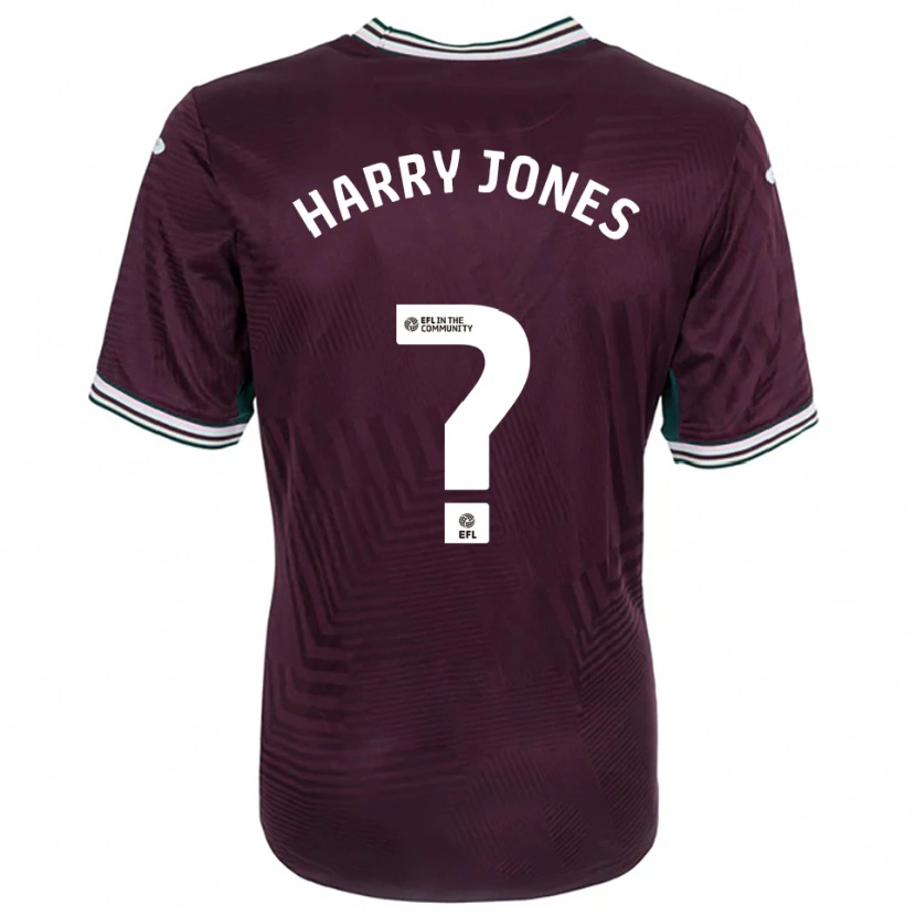Danxen Femme Maillot Harry Jones #0 Rouille Rouge Blanc Tenues Extérieur 2025/26 T-Shirt