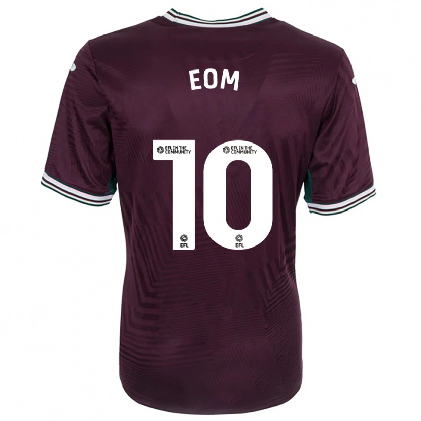 Danxen Femme Maillot Ji-Sung Eom #10 Rouille Rouge Blanc Tenues Extérieur 2025/26 T-Shirt