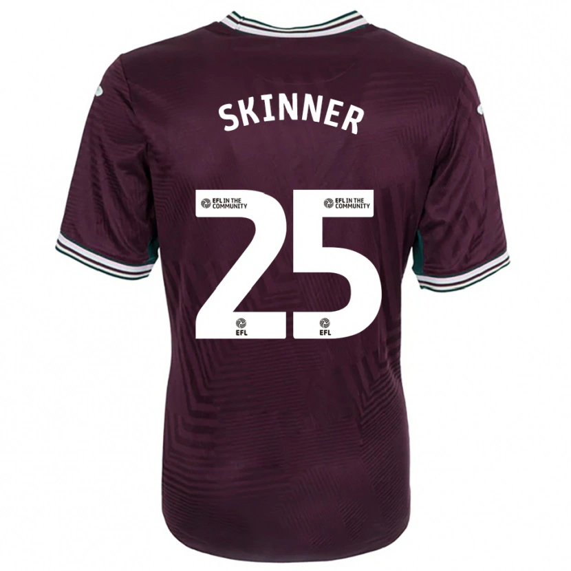 Danxen Femme Maillot Claire Skinner #25 Rouille Rouge Blanc Tenues Extérieur 2025/26 T-Shirt