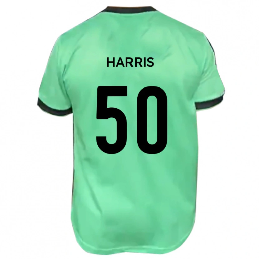 Danxen Femme Maillot Archie Harris #50 Turquoise Noir Tenues Extérieur 2025/26 T-Shirt