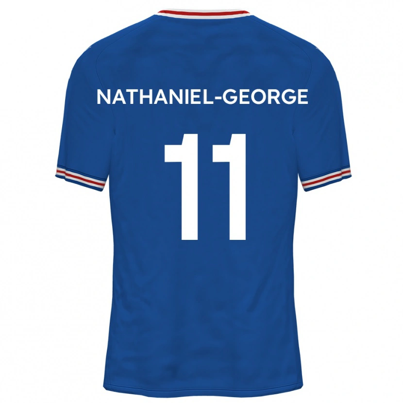 Danxen Femme Maillot Ashley Nathaniel-George #11 Bleu Dodger Tenues Extérieur 2025/26 T-Shirt