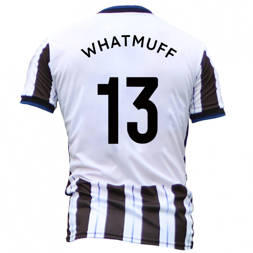 Danxen Femme Maillot Oliver Whatmuff #13 Blanc Noir Tenues Extérieur 2025/26 T-Shirt