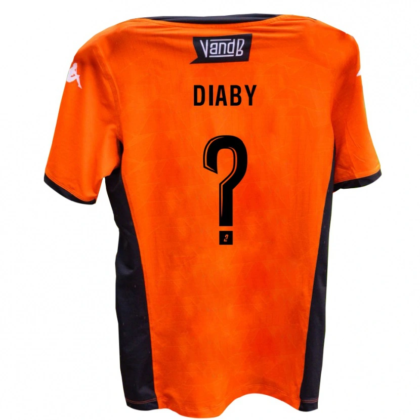 Danxen Femme Maillot Karamba Diaby #0 Blanc Noir Tenues Extérieur 2025/26 T-Shirt