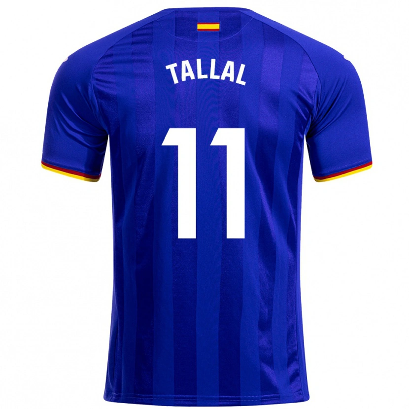 Danxen Enfant Maillot Yassin Tallal #11 Bleu Rouge Jaune Tenues Domicile 2025/26 T-Shirt