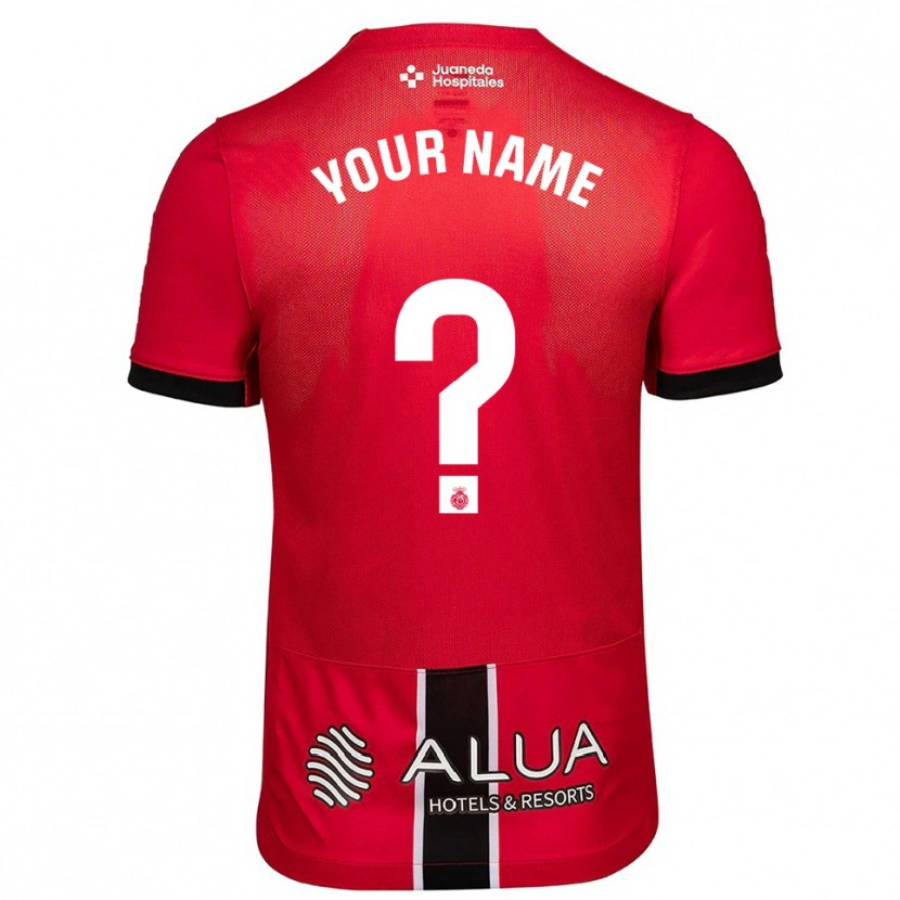 Danxen Enfant Maillot Votre Nom #0 Rouge Noir Tenues Domicile 2025/26 T-Shirt