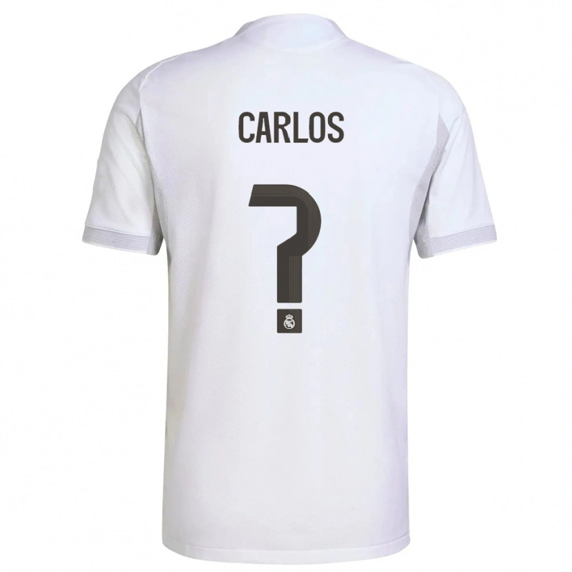 Danxen Enfant Maillot Carlos Sánchez #0 Blanc Jaune Tenues Domicile 2025/26 T-Shirt