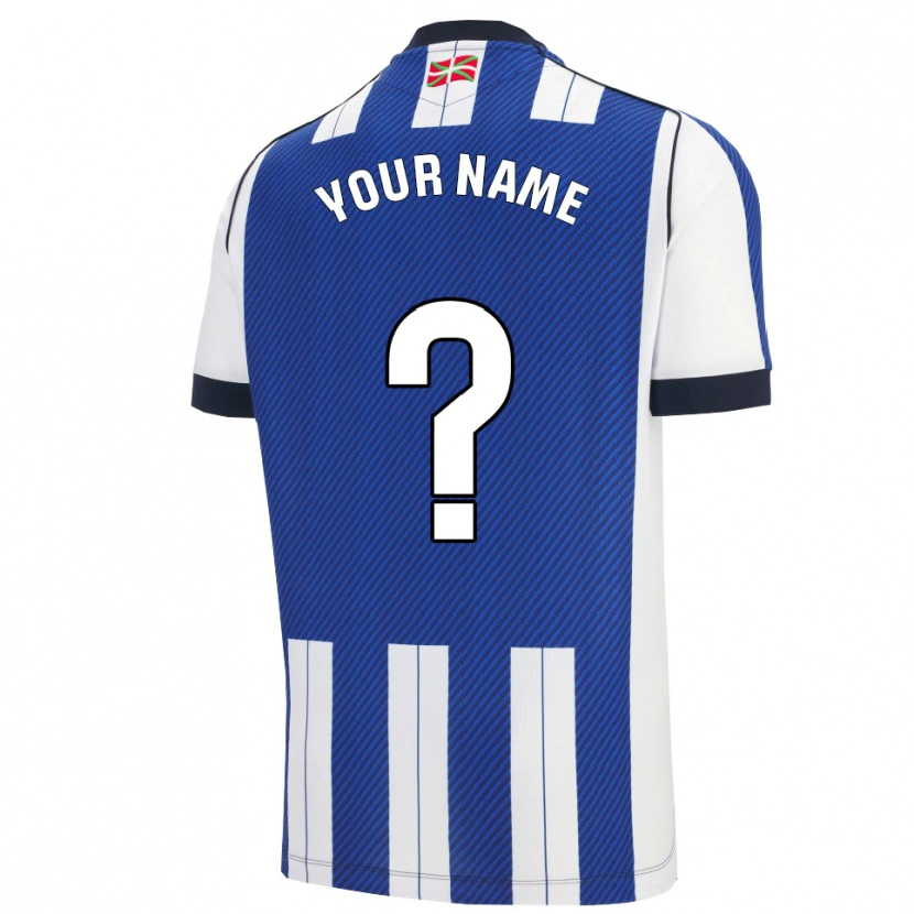Danxen Enfant Maillot Votre Nom #0 Bleu Blanc Tenues Domicile 2025/26 T-Shirt