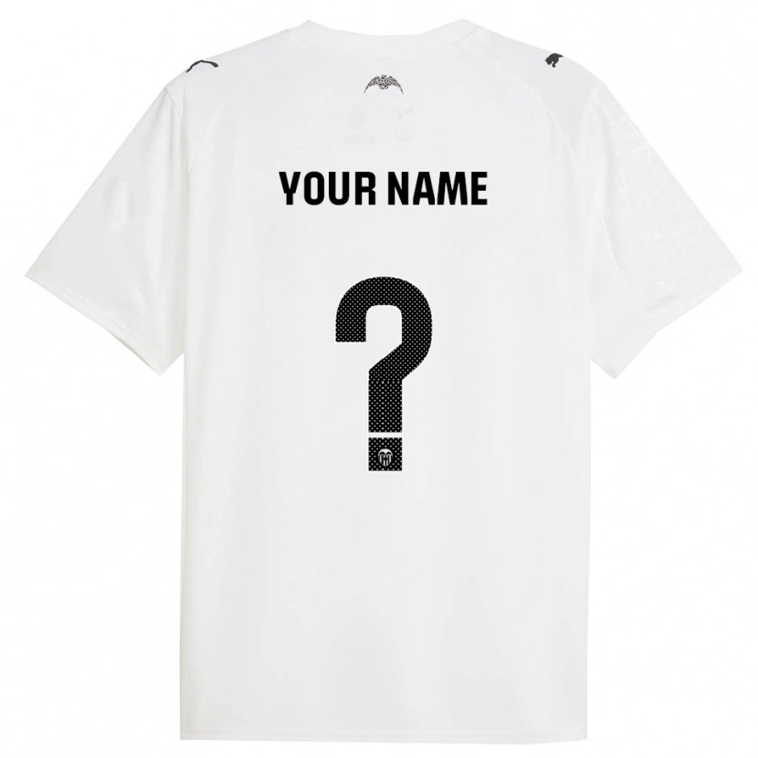 Danxen Enfant Maillot Votre Nom #0 Blanc Noir Tenues Domicile 2025/26 T-Shirt