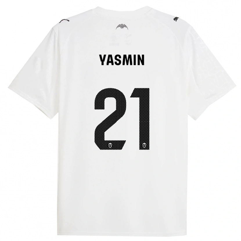 Danxen Enfant Maillot Yasmin Katie Mrabet Slack #21 Blanc Noir Tenues Domicile 2025/26 T-Shirt