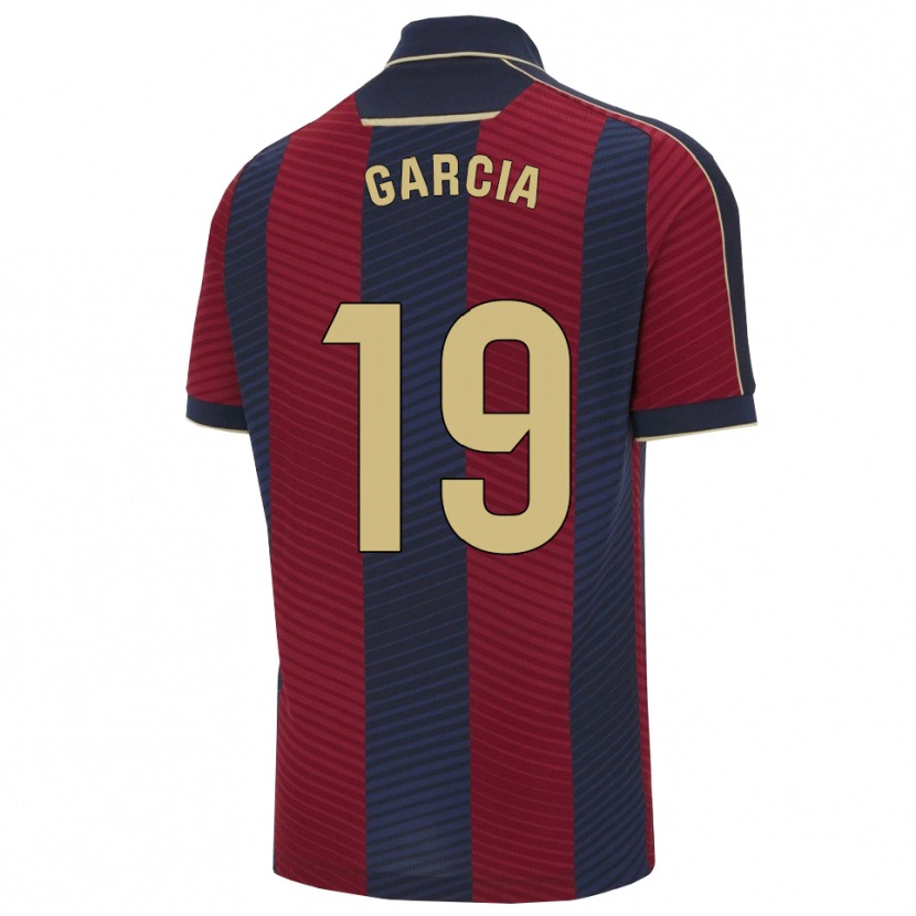 Danxen Enfant Maillot Dani García #19 Rouge Marine Tenues Domicile 2025/26 T-Shirt