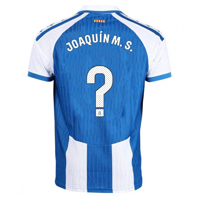 Danxen Enfant Maillot Joaquín Manuel Sánchez #0 Bleu Blanc Tenues Domicile 2025/26 T-Shirt