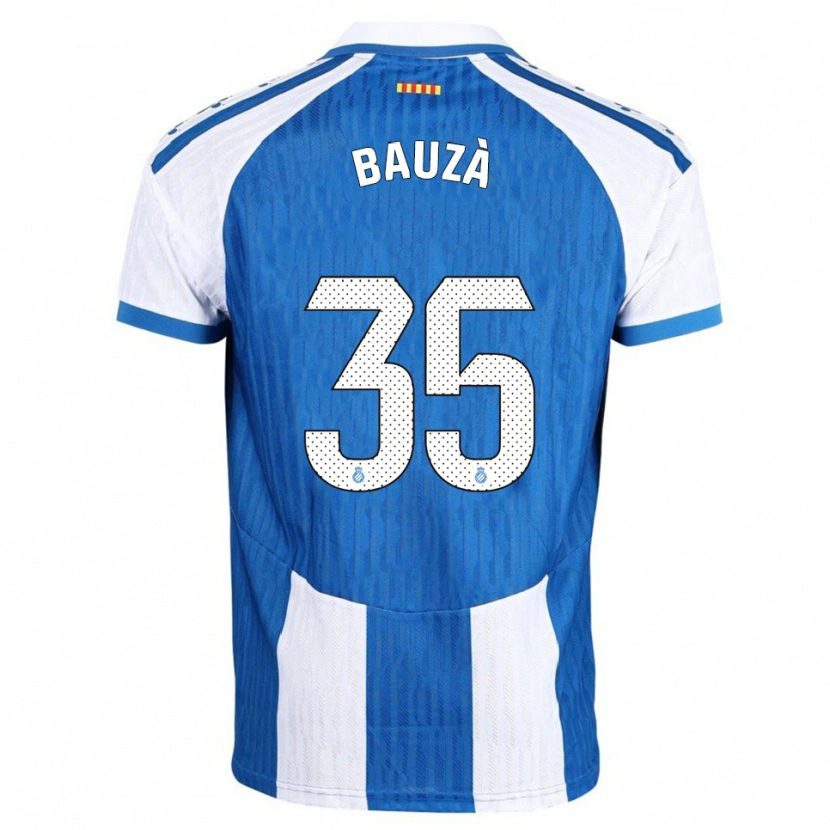 Danxen Enfant Maillot Rafel Bauzà #35 Bleu Blanc Tenues Domicile 2025/26 T-Shirt