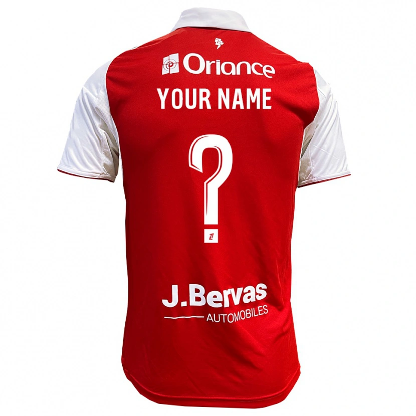Danxen Enfant Maillot Votre Nom #0 Rouge Blanc Tenues Domicile 2025/26 T-Shirt