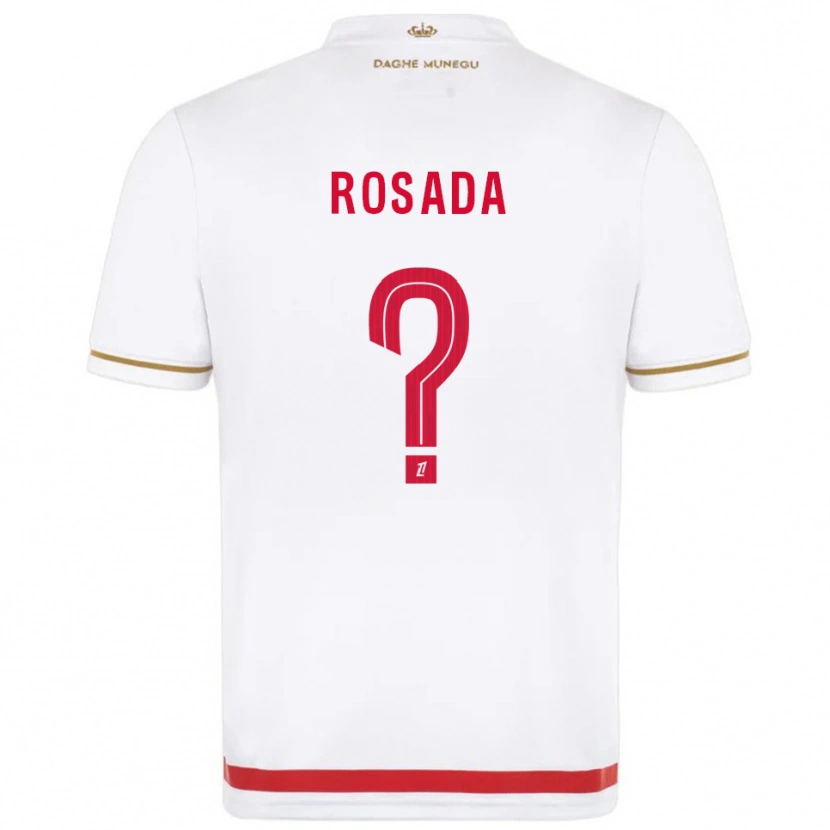 Danxen Enfant Maillot Riley Rosada #0 Rouge Blanc Tenues Domicile 2025/26 T-Shirt