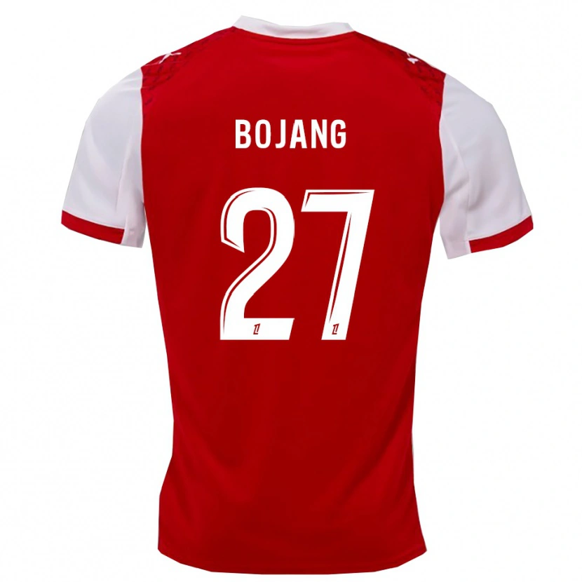 Danxen Enfant Maillot Adama Bojang #27 Rouge Blanc Tenues Domicile 2025/26 T-Shirt