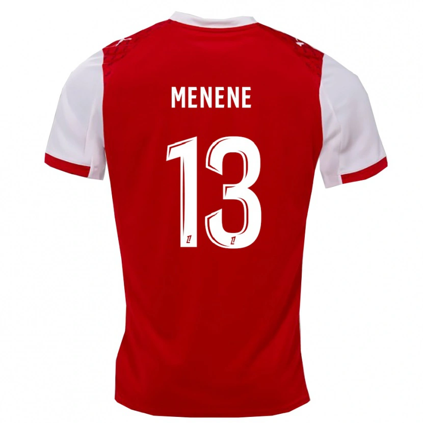 Danxen Enfant Maillot Meyong Menene #13 Rouge Blanc Tenues Domicile 2025/26 T-Shirt