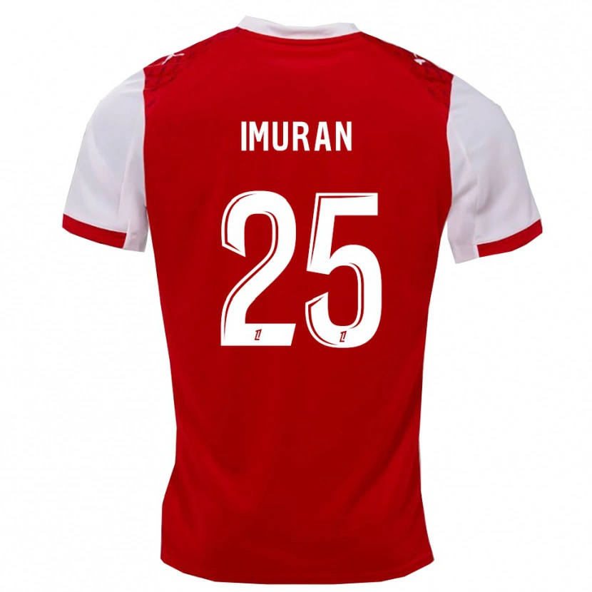Danxen Enfant Maillot Rofiat Adenike Imuran #25 Rouge Blanc Tenues Domicile 2025/26 T-Shirt