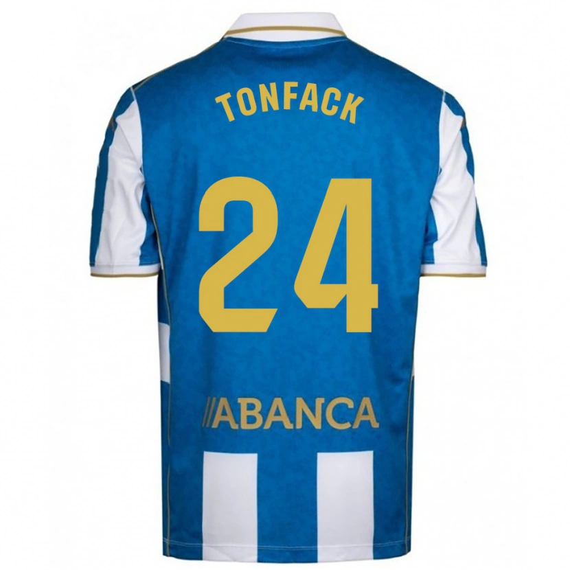 Danxen Enfant Maillot Bil Nsongo #24 Blanc Bleu Tenues Domicile 2025/26 T-Shirt