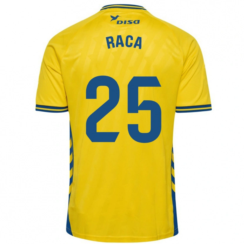 Danxen Enfant Maillot Valentino Raca #25 Jaune Bleu Tenues Domicile 2025/26 T-Shirt