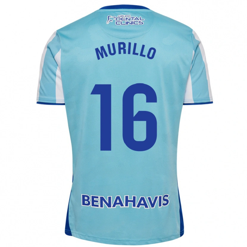 Danxen Enfant Maillot Diego Murillo #16 Bleu Ciel Blanc Tenues Domicile 2025/26 T-Shirt