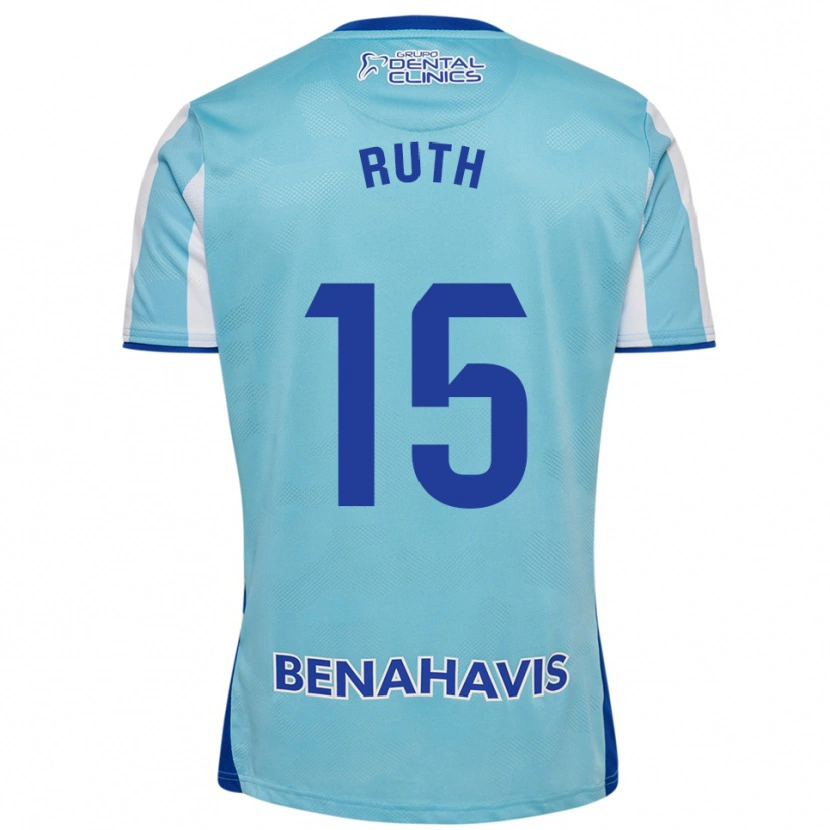 Danxen Enfant Maillot Ruth #15 Bleu Ciel Blanc Tenues Domicile 2025/26 T-Shirt