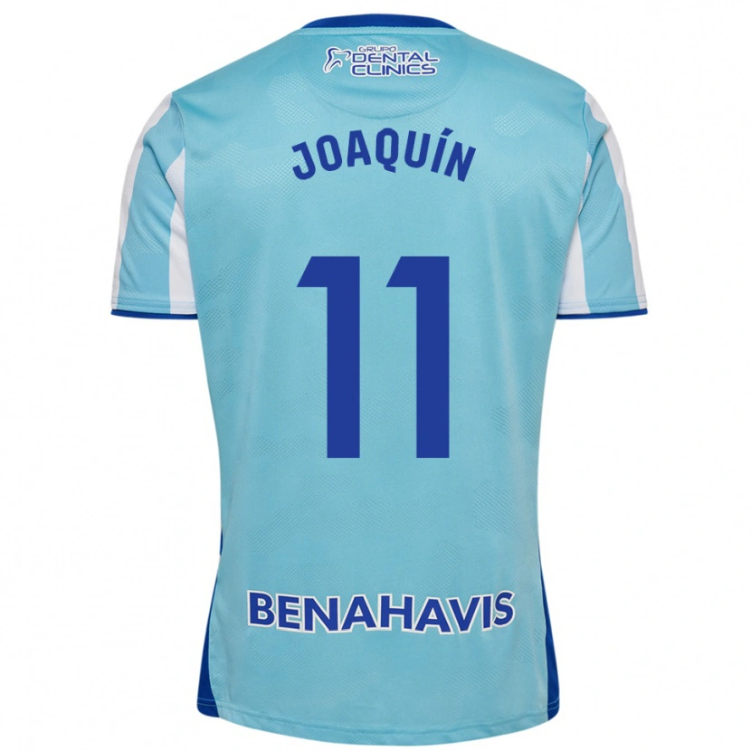Danxen Enfant Maillot Joaquín Muñoz #11 Bleu Ciel Blanc Tenues Domicile 2025/26 T-Shirt