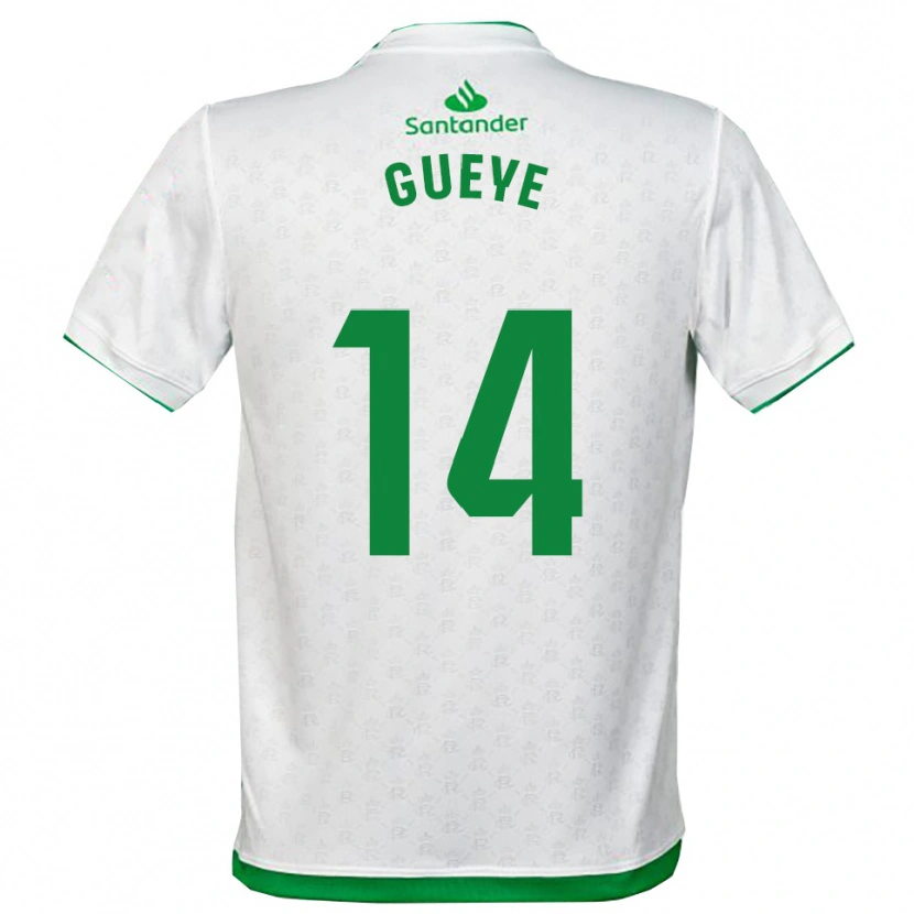 Danxen Enfant Maillot Maguette Gueye #14 Vert Blanc Tenues Domicile 2025/26 T-Shirt