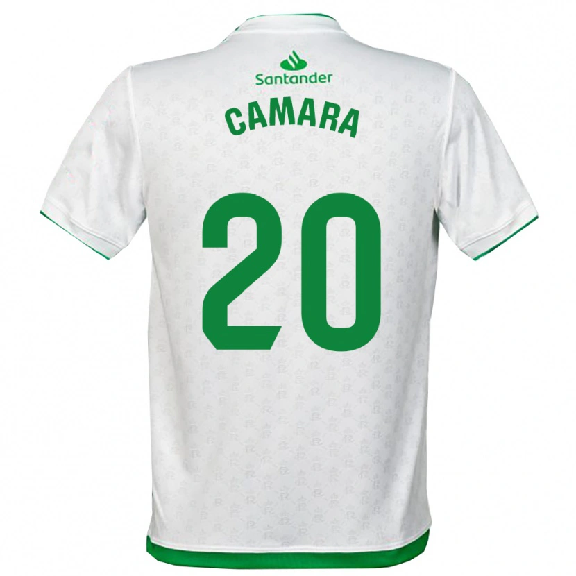 Danxen Enfant Maillot Suleiman Camara #20 Vert Blanc Tenues Domicile 2025/26 T-Shirt