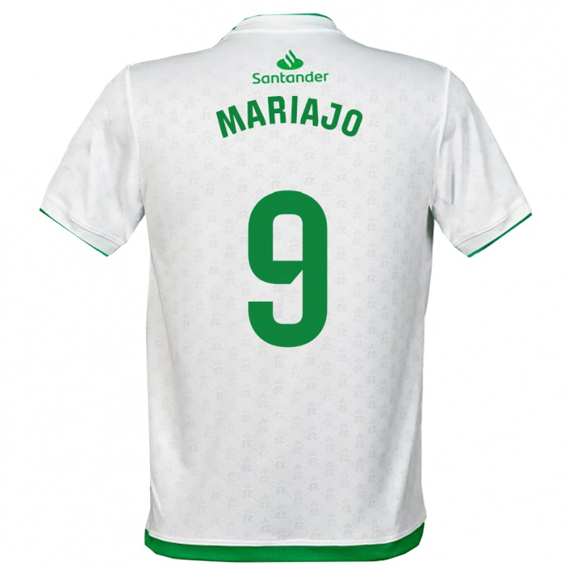 Danxen Enfant Maillot María José Gutiérrez Díaz #9 Vert Blanc Tenues Domicile 2025/26 T-Shirt