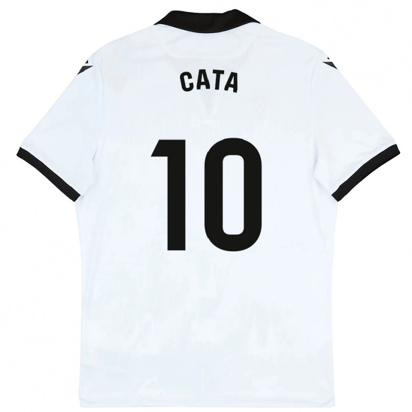 Danxen Enfant Maillot Catalina Roselló #10 Blanc Noir Tenues Domicile 2025/26 T-Shirt