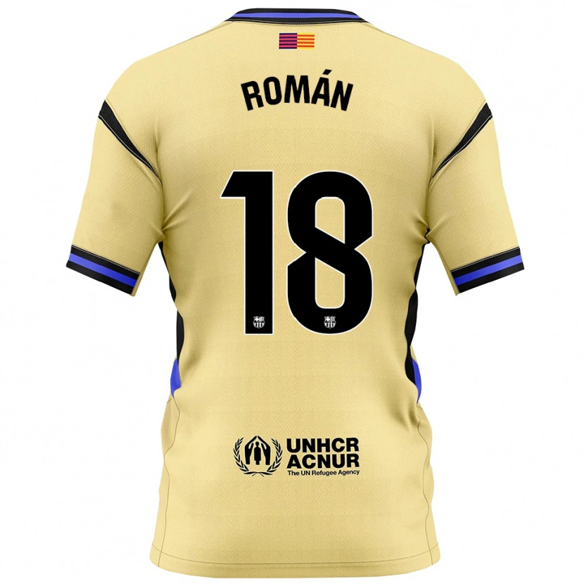 Danxen Enfant Maillot Pocho Román #18 Jaune Noir Tenues Extérieur 2025/26 T-Shirt