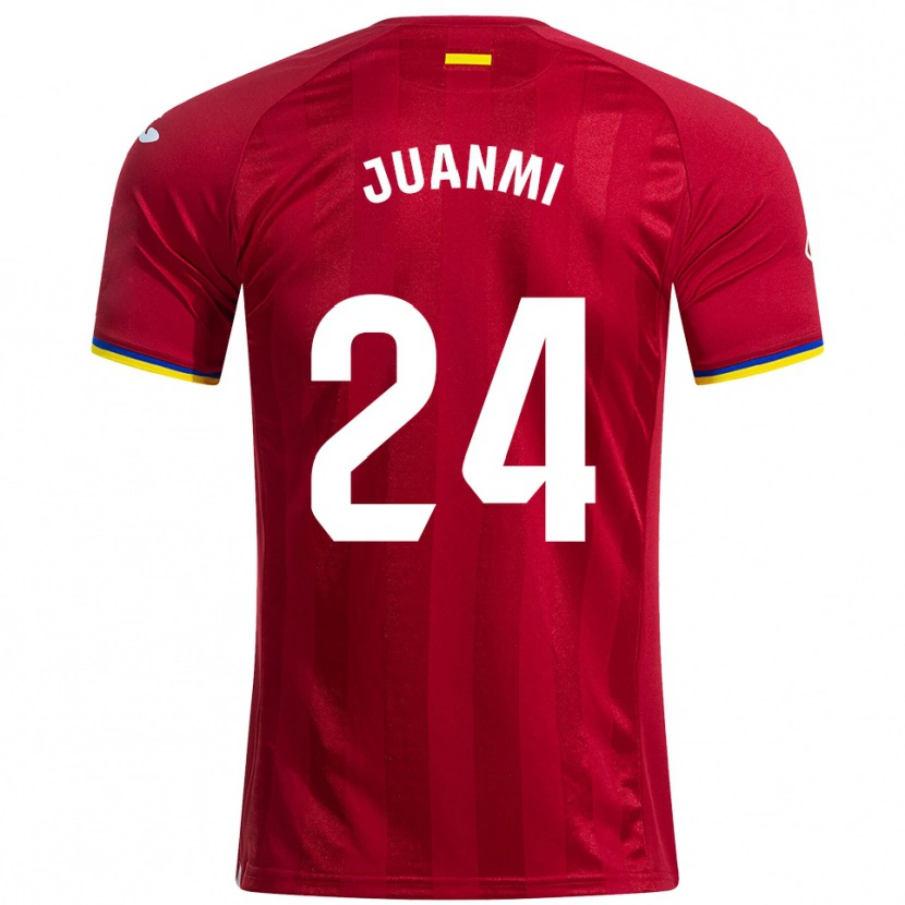 Danxen Enfant Maillot Juanmi #24 Rouge Jaune Bleu Tenues Extérieur 2025/26 T-Shirt