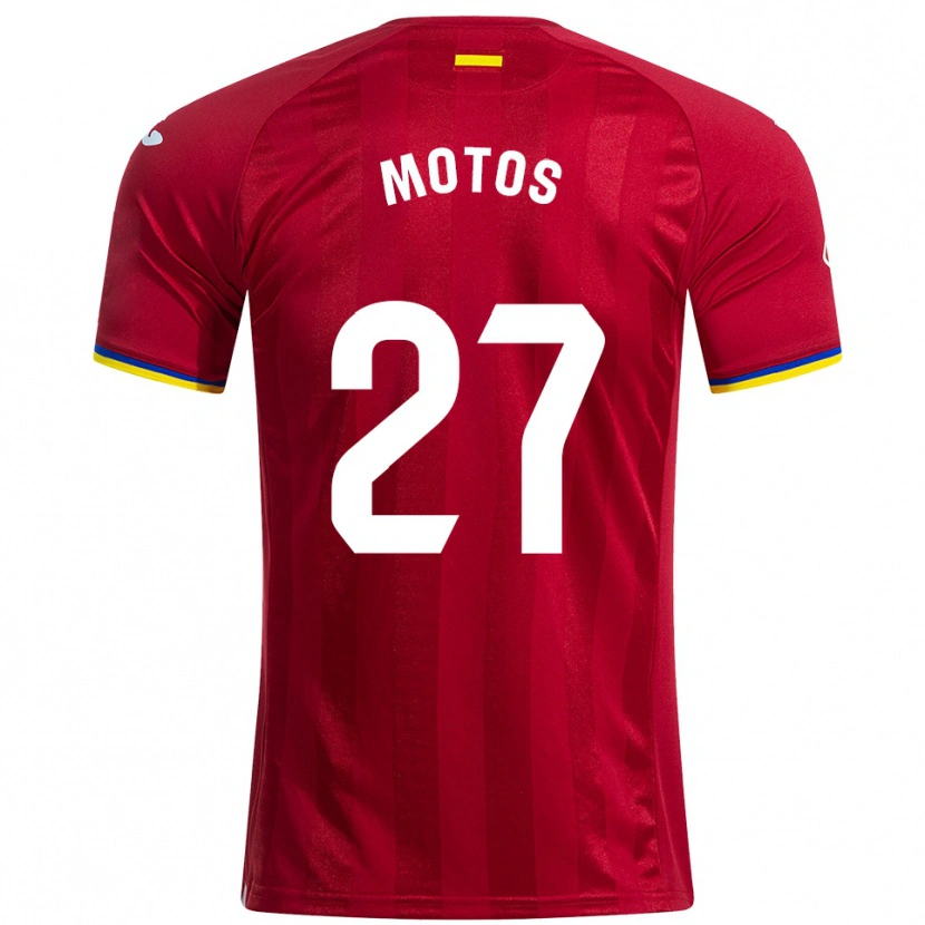 Danxen Enfant Maillot Israel Motos #27 Rouge Jaune Bleu Tenues Extérieur 2025/26 T-Shirt