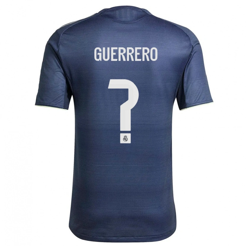 Danxen Enfant Maillot Julen Guerrero #0 Marine Argent Tenues Extérieur 2025/26 T-Shirt