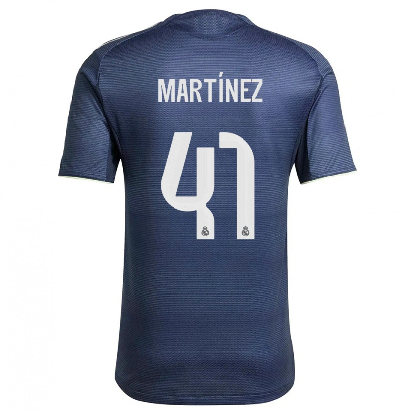 Danxen Enfant Maillot Joan Martínez #41 Marine Argent Tenues Extérieur 2025/26 T-Shirt
