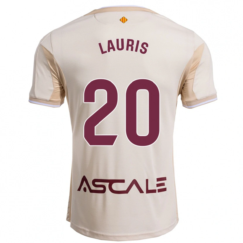 Danxen Enfant Maillot Laura Rodríguez Cuadrado #20 Blanc Cassé Bourgogne Tenues Extérieur 2025/26 T-Shirt