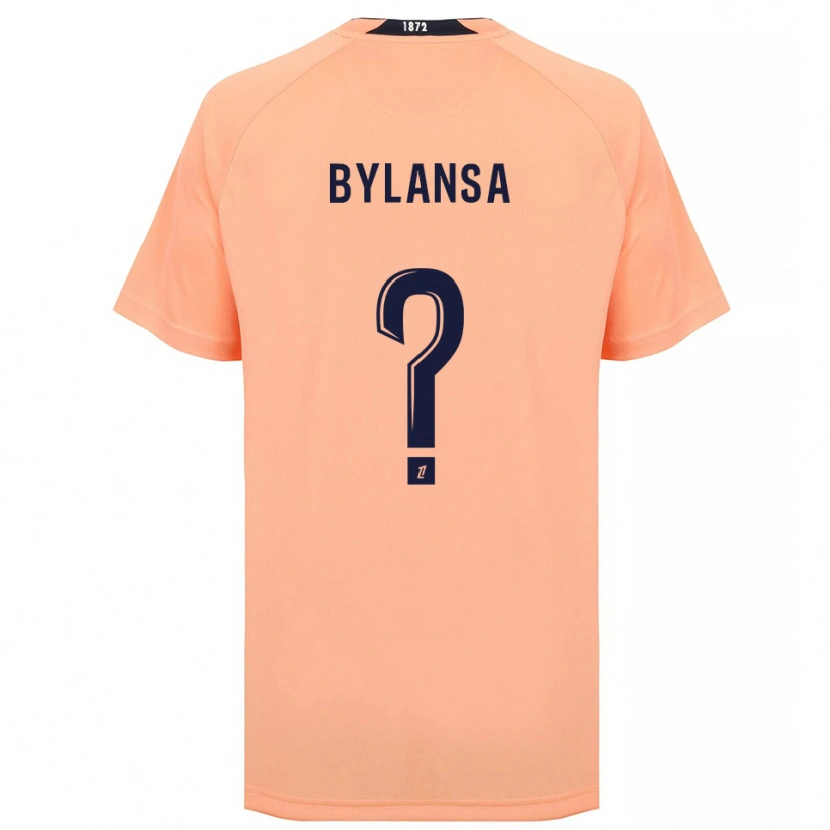 Danxen Enfant Maillot Désiré Bylansa #0 Orange Bleu Marine Tenues Extérieur 2025/26 T-Shirt