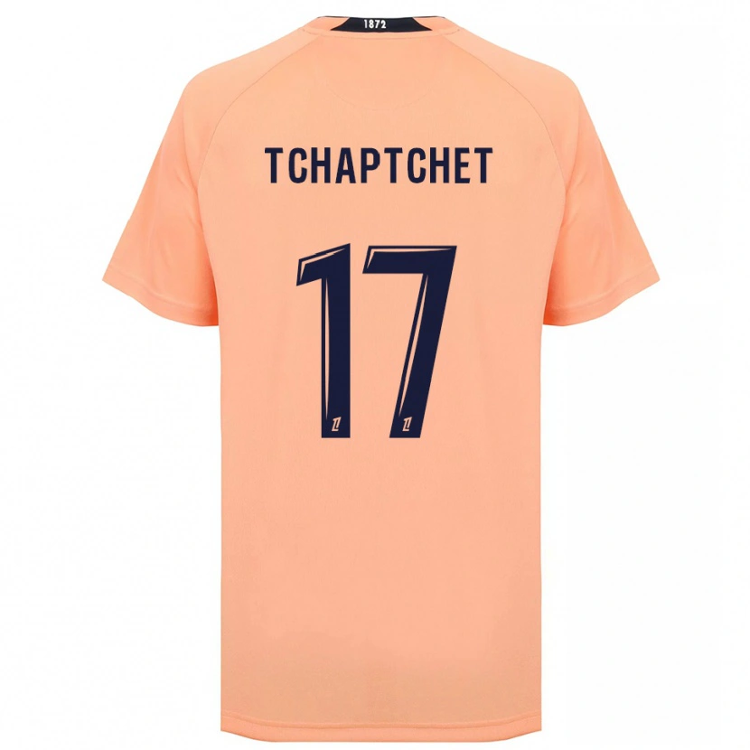 Danxen Enfant Maillot Chanel Tchaptchet #17 Orange Bleu Marine Tenues Extérieur 2025/26 T-Shirt