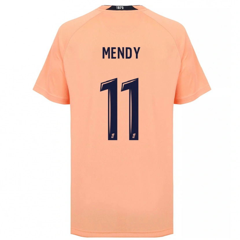 Danxen Enfant Maillot Melinda Mendy #11 Orange Bleu Marine Tenues Extérieur 2025/26 T-Shirt