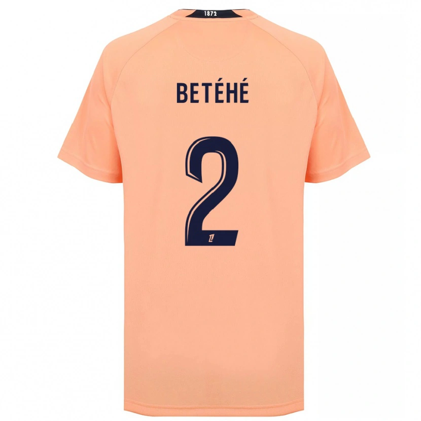 Danxen Enfant Maillot Aaron Betéhé #2 Orange Bleu Marine Tenues Extérieur 2025/26 T-Shirt